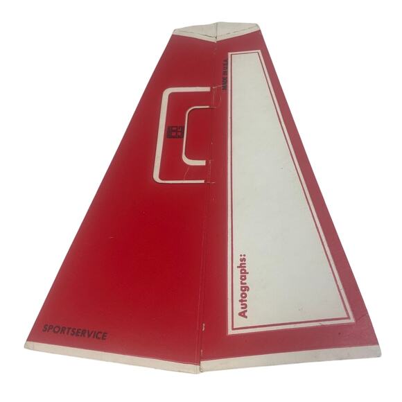 Vintage 1960s St Louis Baseball Cardinals Flattened Cardboard Megaphone - Picture 3 of 3